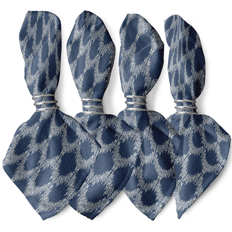Ensemble de serviettes 4 pièces Lassiter, bleu