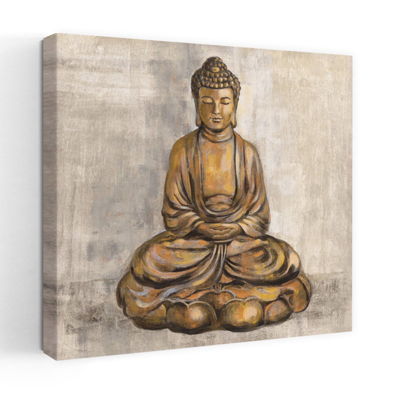 Bouddha contemporain en bronze avec art noir indien, H 36 po x l 36 po