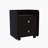 Nightstand 22"H, Two Drawers, Superior Top, Metal Handle, Four Wheels-1422751469