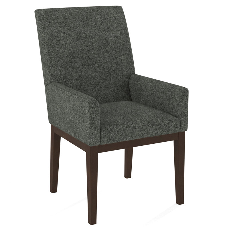 Upholstered Arm Chair, Salvador Butter, Nutmeg
