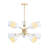 Kynthia 10 - Light Steel Dimmable Sputnik Sphere Chandelier-297067475