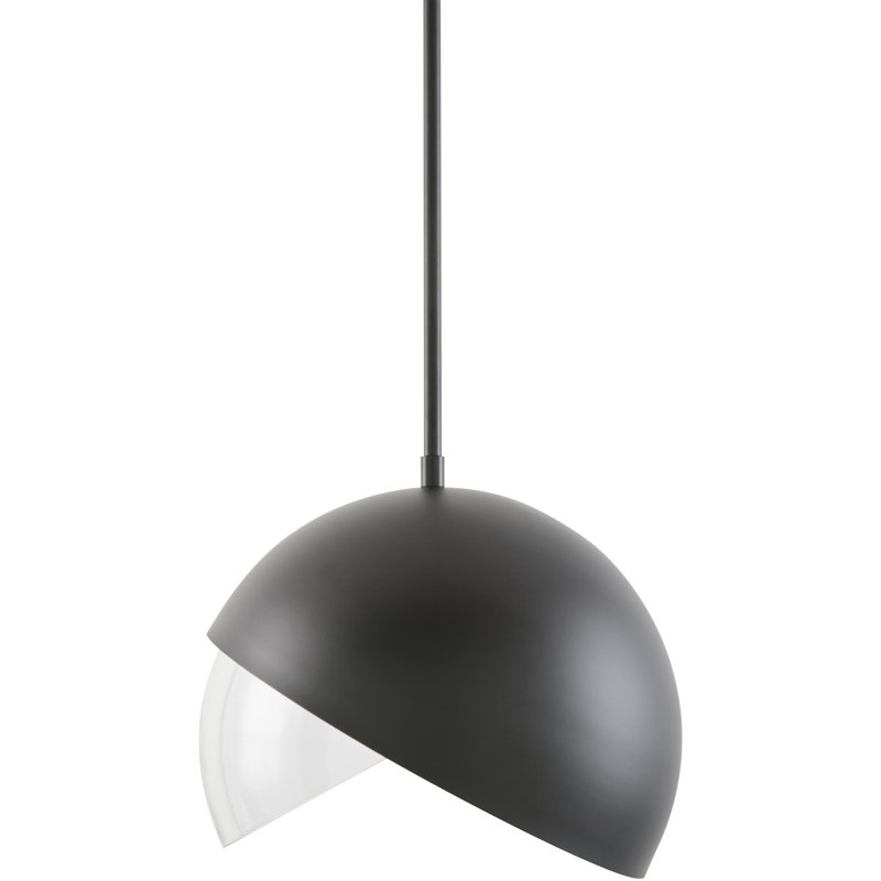 Luminaire suspendu Kymori, Noir mat, H 11 po x l 14 po x P 14 po
