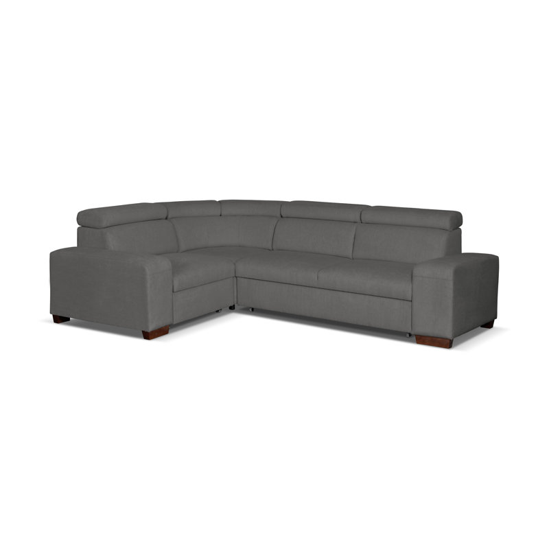 Cleverly 4 Seater Sofa Bed, Left Hand Facing, Dark Grey