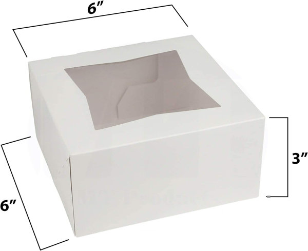 Prep & Savour Deaunta 15 x 11.5 x 2.25 Auto-Popup White Bakery