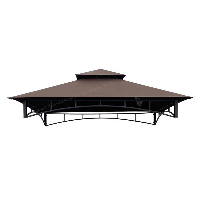 Gray 8' x 5' Bamboo Look Replacement Canopy Top