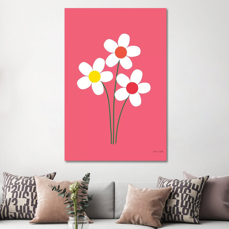 Daisies I by Ann Kelle - Wrapped Canvas Gallery-Wrapped Canvas Giclée, 152.5 cm H x 101.5 cm W