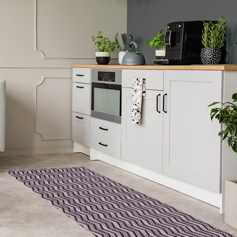 Chenille Chevron Indoor Rug, Runner 2'5" x 8'