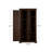 Rustic Farmhouse Tall Storage Cabinet - 39.4"×15.8"×74.4", Barn Door Wood Pantry with Drawers & Shelves, Kitchen Organizer-24880251
