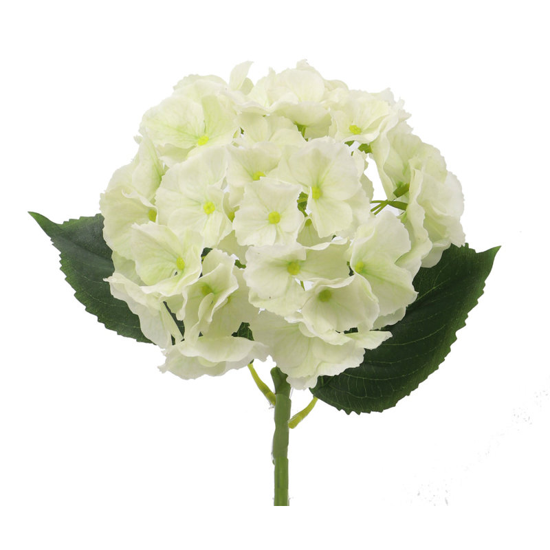 Fleur artificielle d'hortensia Natural Touch, Blanc