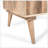 Stylish Mango Wood 2-Drawer 2-Door Cabinet With Natural Finish And Smart Storage Solutions