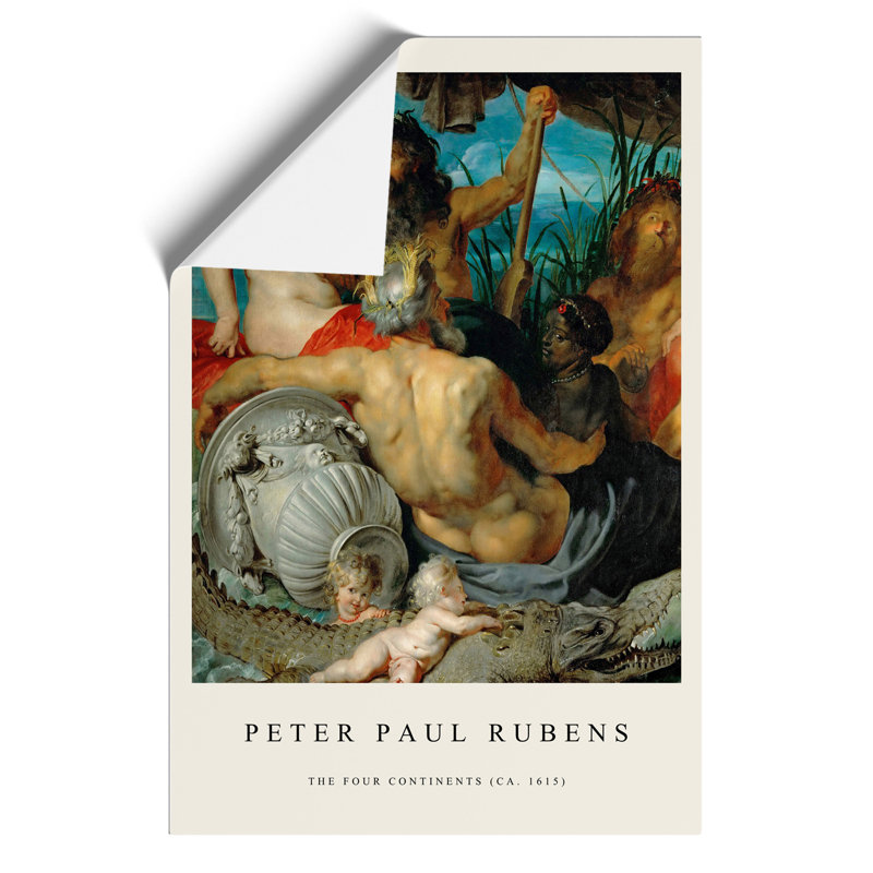 The Four Continents by Peter Paul Rubens - No Frame Print, 30cm H x 21cm W x 0.1cm D