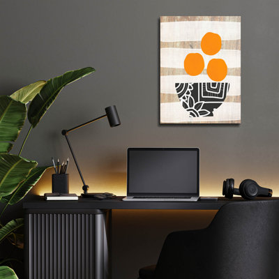 " Bowl Of Oranges On Wood " by Linda Woods