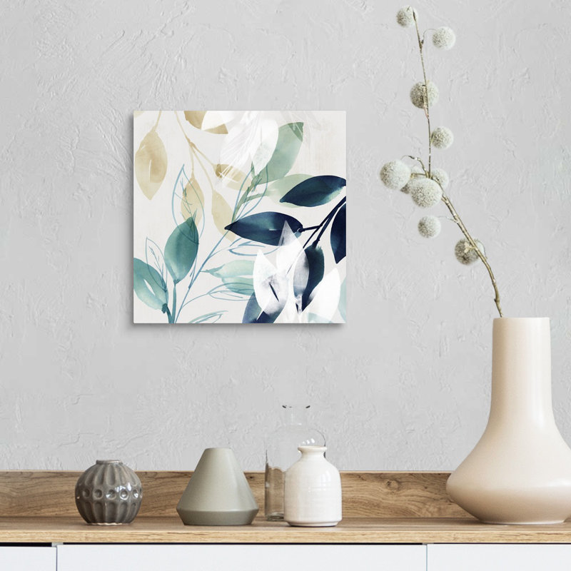 Reproduction d’art sur toile « Green sleeves II » par Isabelle Z, Toile tendue, H 12 po x l 12 po x P 1,25 po