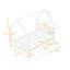 Lit en bois 2 tiroirs avec lattes robustes-129589609-129589612
