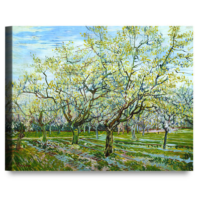 The White Orchard by Vincent Van Gogh Canvas Prints Giclee Print Wall Art for Home Decor