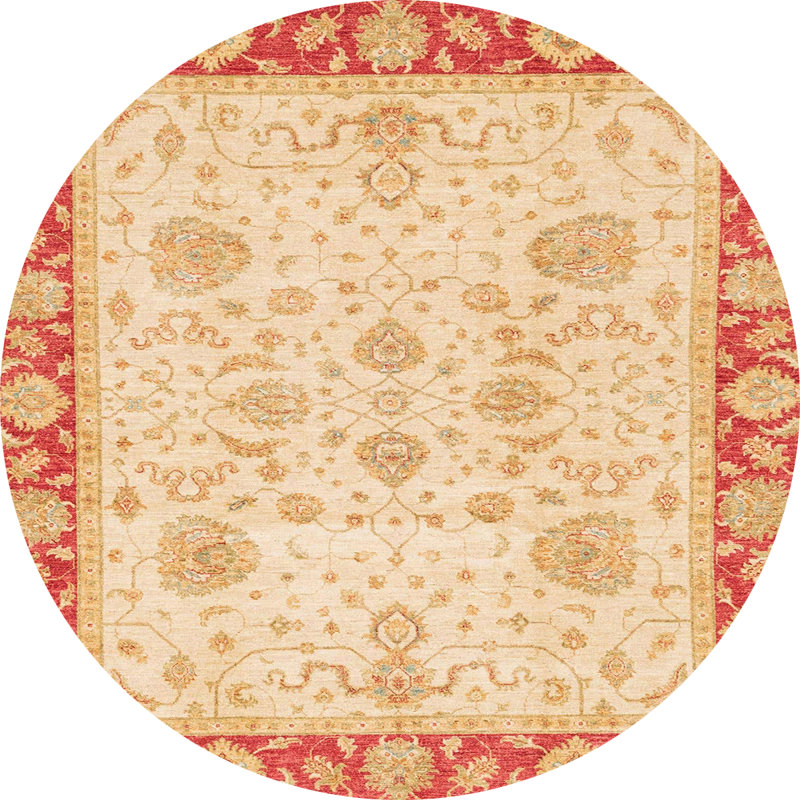 Tapis abstrait moderne 3513, Rond 3 pi