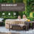 Intex 28515E 2 Medium PureSpa Accessories Benches, Compatible w/ 4 Person Spas