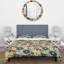 Multicolor Contemporary Floral Pattern II - Ensemble de housse de couette à motif floral-297843808