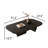51.2" Modern Coffee Table-785861847