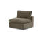 Hadleigh Chocolate Brown Velvet Armless Chair