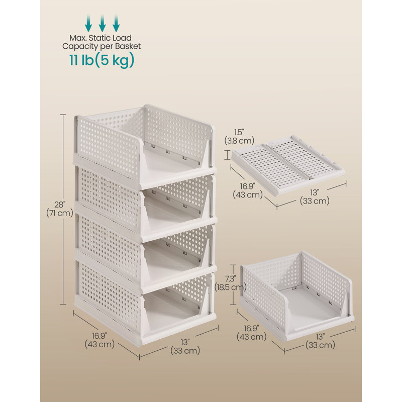 Bollitree Polyethylene Plastic Drawer Organisers