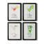 Cosmopolitan - ensemble de 4 impressions sur toile encadrées-567700239-567700238