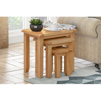 Edenbridge Solid Wood Nesting Tables