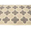 Tapis oriental moderne 5 x 8 crème