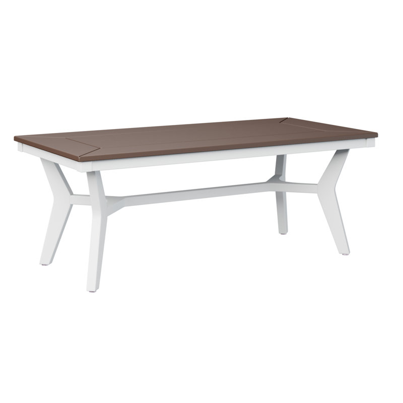 Table basse rectangulaire Newtowne, Chocolat / Brun