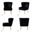 Chaise d'appoint en velours Euclid Glam-568796753