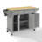 Ken Solid Wood Top Kitchen Cart-148235431