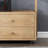 Rubber Wood Coat Rack Copper Hooks Compact Design-112497792