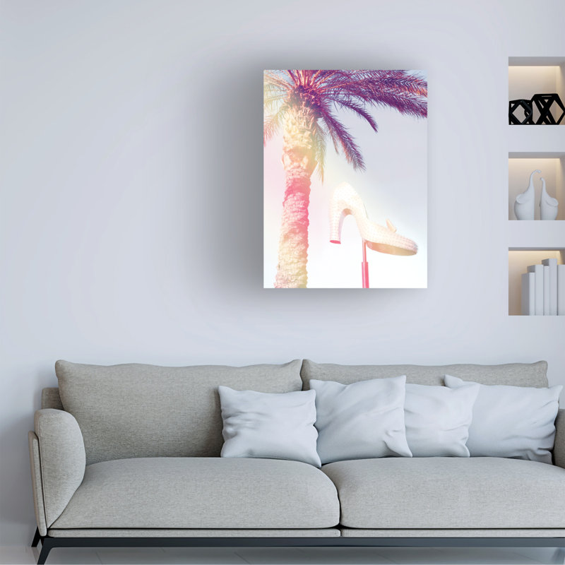 Art graphique sur toile Las Vegas, H 19 po x l 14 po