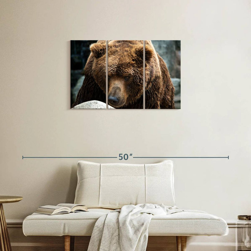 Brampt Kamchatka Brown Bear, 20" H x 33" W