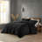 King/Cal King Ruched Fur Down Alternative Comforter Set-119744152-119744156