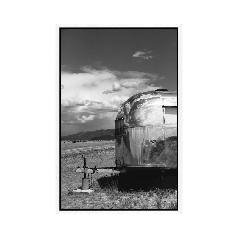 New Mexico Airstream V by Bethany Young - Print on Canvas, 66.04cm H x 45.72cm W x 3.81cm D, White Framed