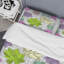 Multicolore fleur botanique - ensemble de housse de couette floral - microfibre de polyester-401855940