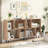 Open Shelf Bookcase Mid Century Modern Cube Bookshelf With 4 Compartments-1475263573