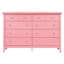 Charmante commode décontractée rose-707750788