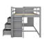 Lit mezzanine avec tiroirs et tablette-555018910
