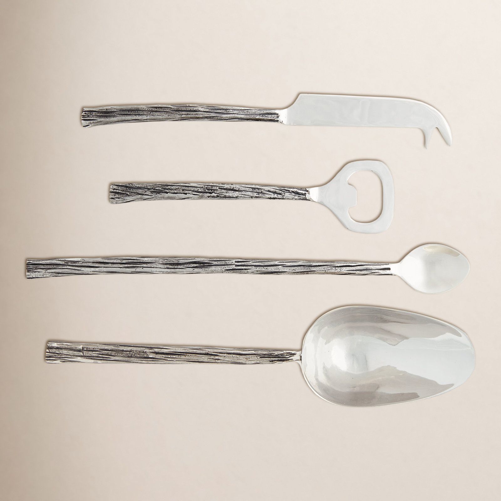 Frazier Stainless Steel Hostess Set