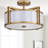 Dublin Acrylic Semi Flush Mount-1700937705