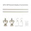 Tringle à rideau simple 5/8 po avec fleurons royaux-702420033-702420060