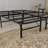Black Steel Twin Xl Platform Foundation, 2000 - Pound Load, 14 Inch Tall, Underbed Space, Quick Tool Setup Height For Airflow, Capacity, Simple Assembly-572990578