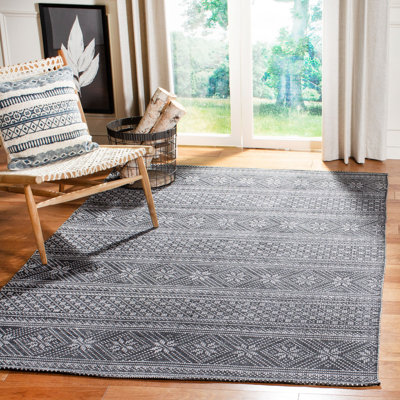Reuben Hand Loomed Cotton Southwestern Rug