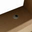 Meuble-lavabo autoportant 48 po et 3 portes d'armoire à fermeture en douceur, contreplaqué, chêne Dune (KD-PACKING)