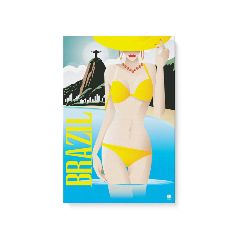Viva Brazil, 18" H x 12" W