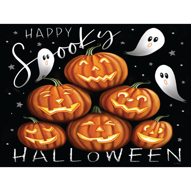 «Happy Spooky Halloween» par Elizabeth Tyndall, H 12 po x l 18 po