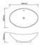 Metro Lane Marinette 590mm L x 385mm W Ceramic Oval Sink-181771136