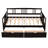 Wood Daybed With Drawers, And Functional Home Decoration Full Size In Solid Wood, , Practical Drawers-1739744514